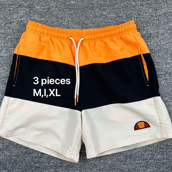 Short orange noir blanc