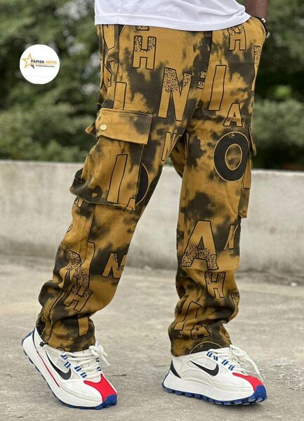 Pantalon cargo imprimé homme