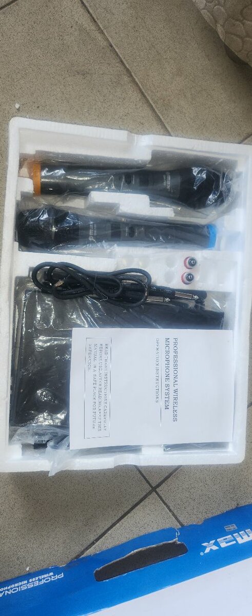 Microphones sans fil Omax