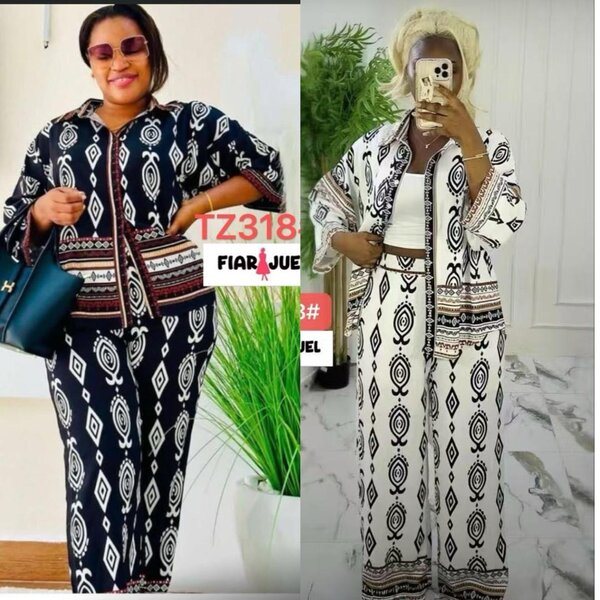 Tenue ensemble imprimé ethnique