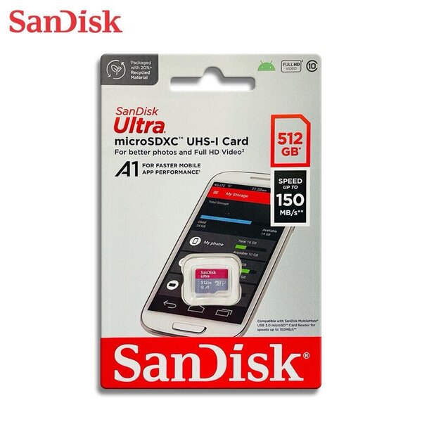 Carte Mémoire Micro sd 16Gb-512Gb