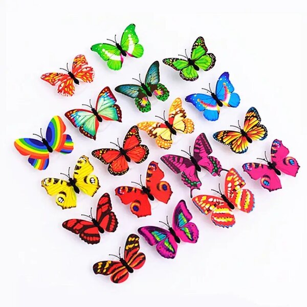 Led butterfly stickers