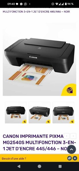 Imprimante cañon disponible neuf bon prix :