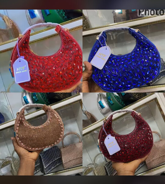 Sac à main paillettes HTF