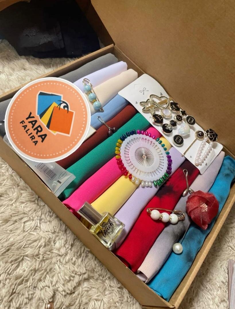 Ensemble Hijab Yara Falira avec Accessoires