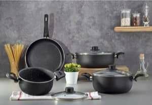 Set de cuisine antiadhésif 7pcs