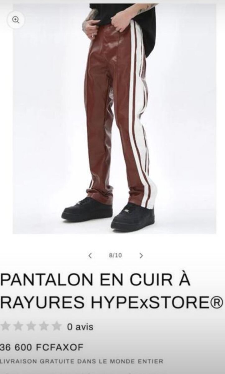 Pantalon flare