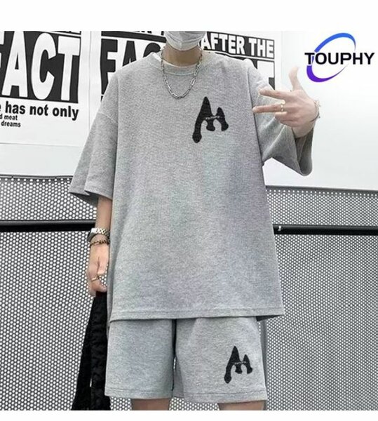 Ensemble décontracté gris homme