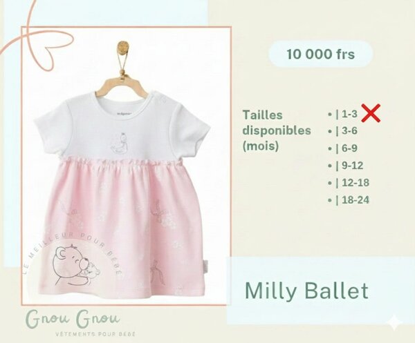 Robe Bébé Rose
