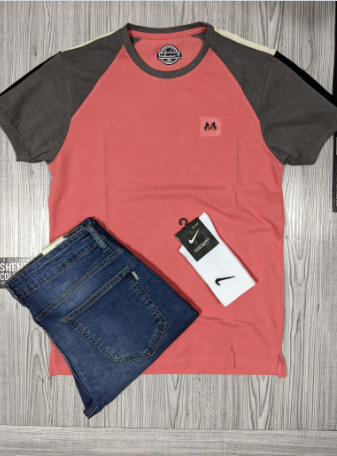 Men's Combo T-shirt, jeans and socks