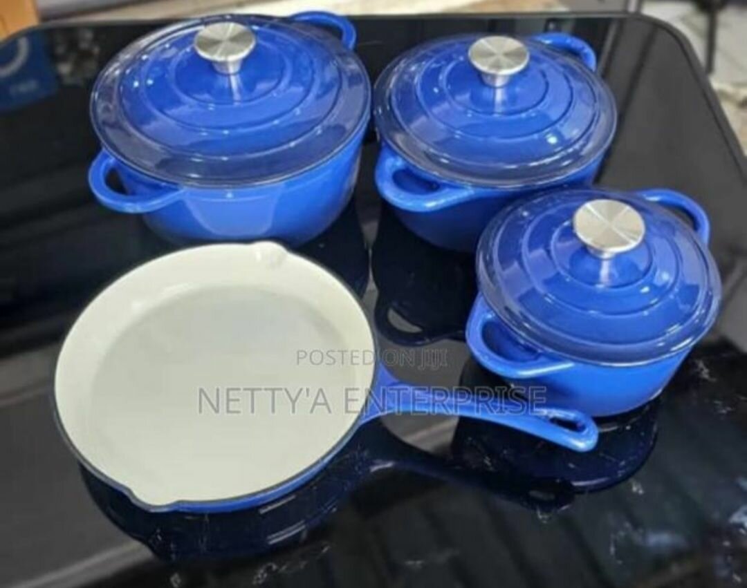 7pcs Cast Iron Casserole Set