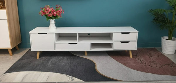 Meuble TV Blanc Moderne