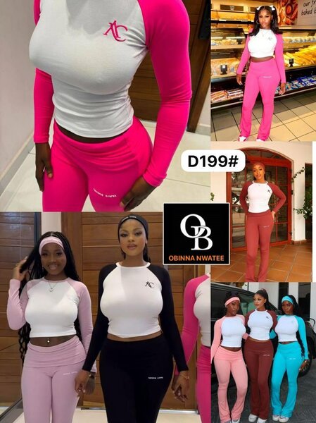 Ensemble sport femme élégant