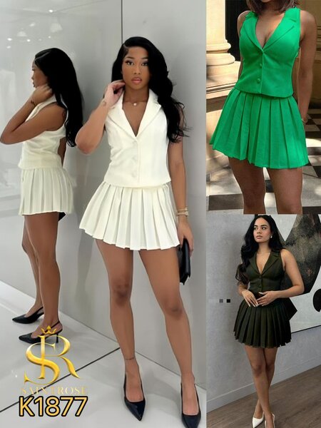 Ensemble haut veston et jupe