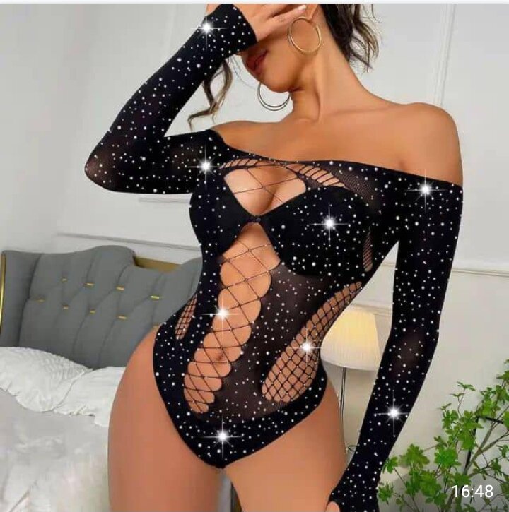 Robe sexy scintillante noire