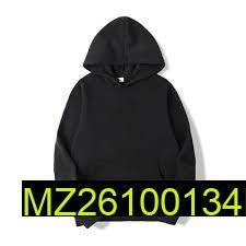 1 PCs men's Stitched Flees Plain Hoodies