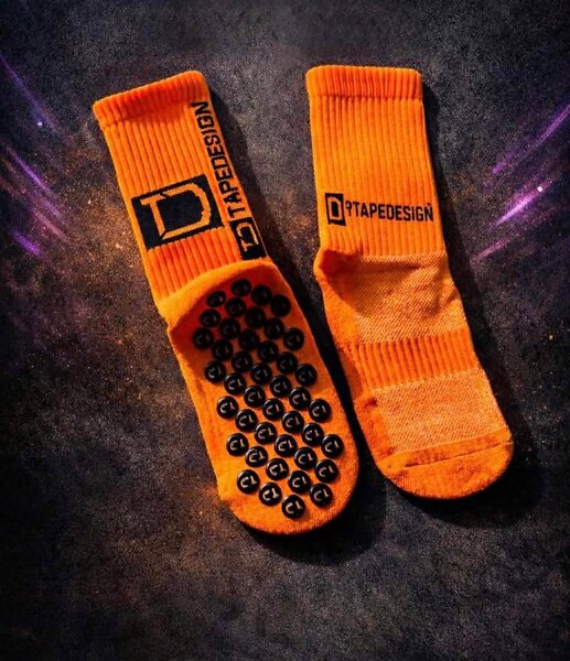 Chaussettes Antidérapantes Orange