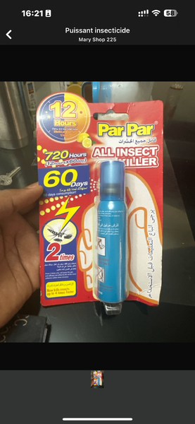 Insecticide par par