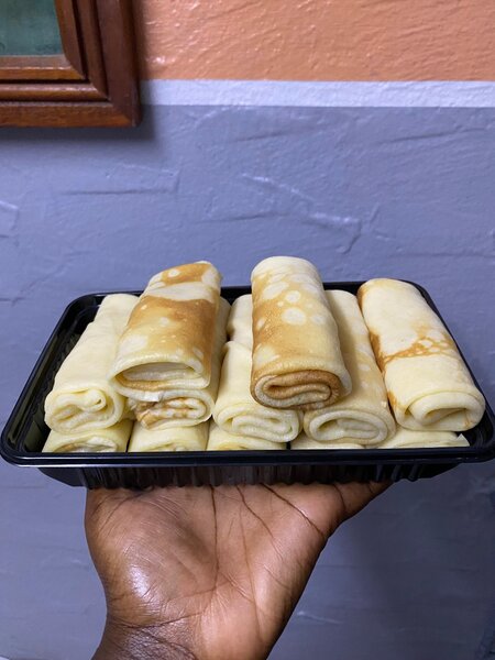 Crêpes et mini pizzas