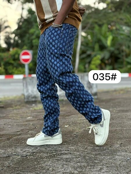 Pantalon ample homme imprimé