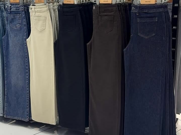 Jeans droits pour femme