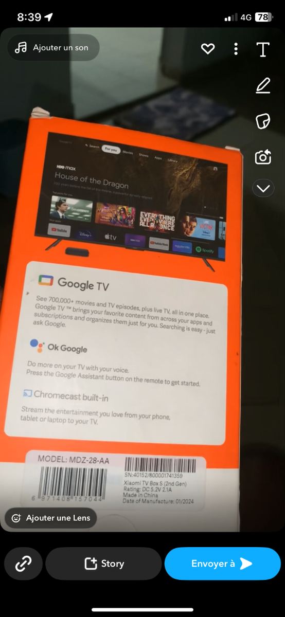 Xiaomi TV Box S(2nd Gen) 4k HD