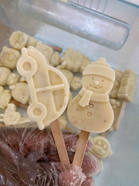 Lot de Glaces au coco