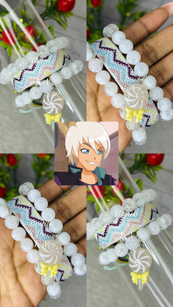 Bracelets colorés perlés artisanal