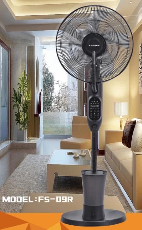 Ventilateur brumeux avec roue