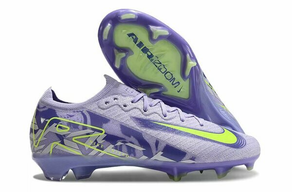 Chaussures violettes/jaune Nike Air Zoom