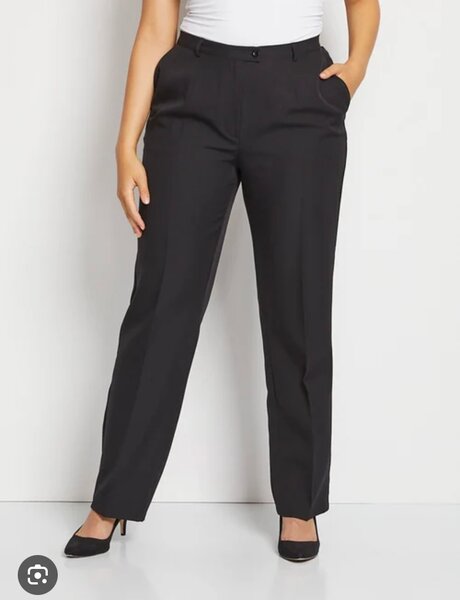 Women's Elegant Black Trousers
