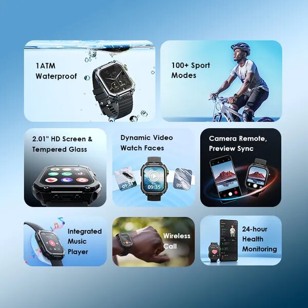 oraimo Watch Nova V HD Video Watch Faces Smart Watch