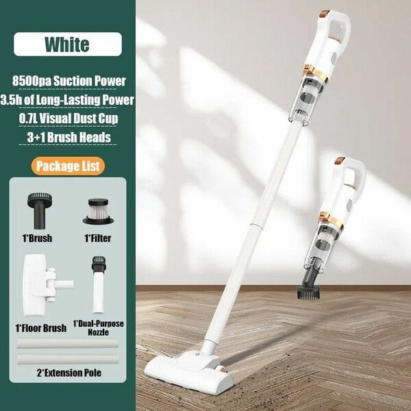 Aspirateur balai sans fil 8500Pa