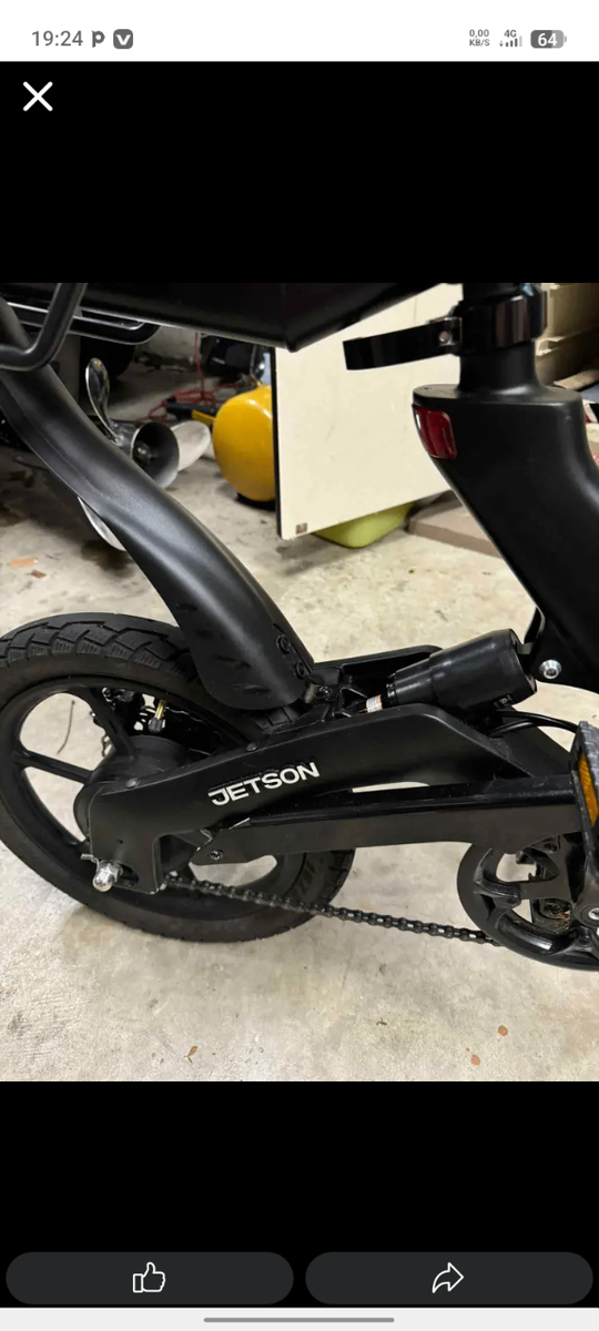Vélo Électrique Pliable JETSON Noir