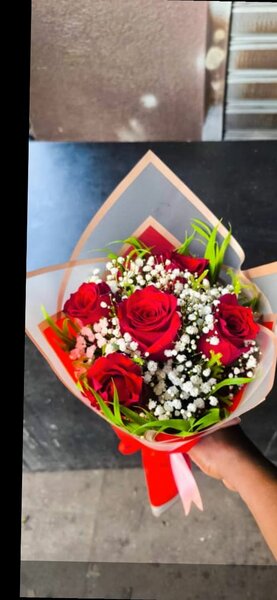 Bouquet de roses rouges