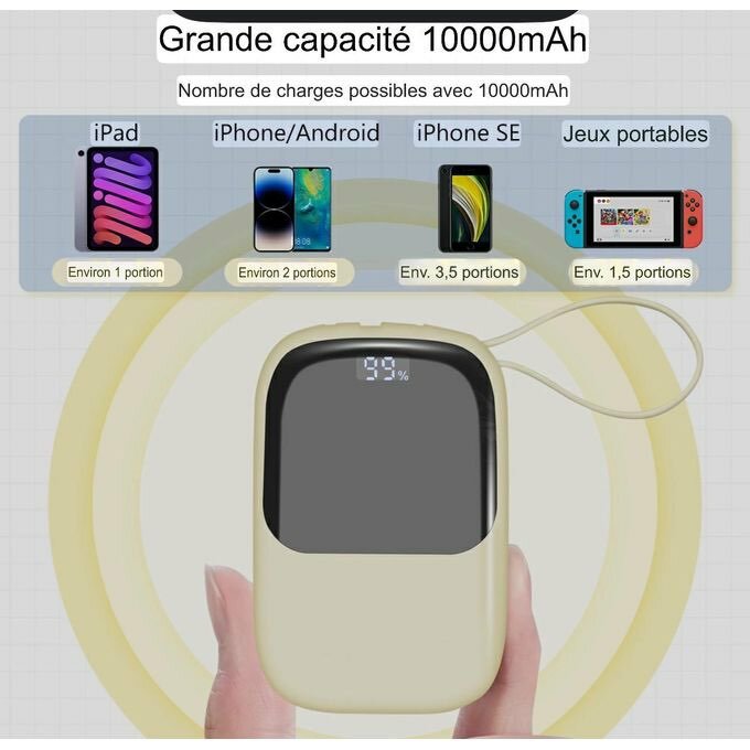 Chargeur Portable 10000mAh