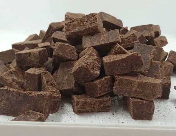 Blocs de chocolat noir