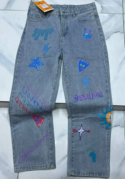 Jeans décontractés colorés