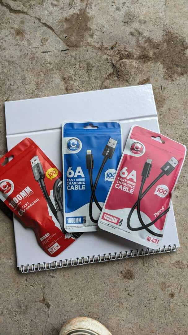 Iphone, type c and android fast phone charging cables