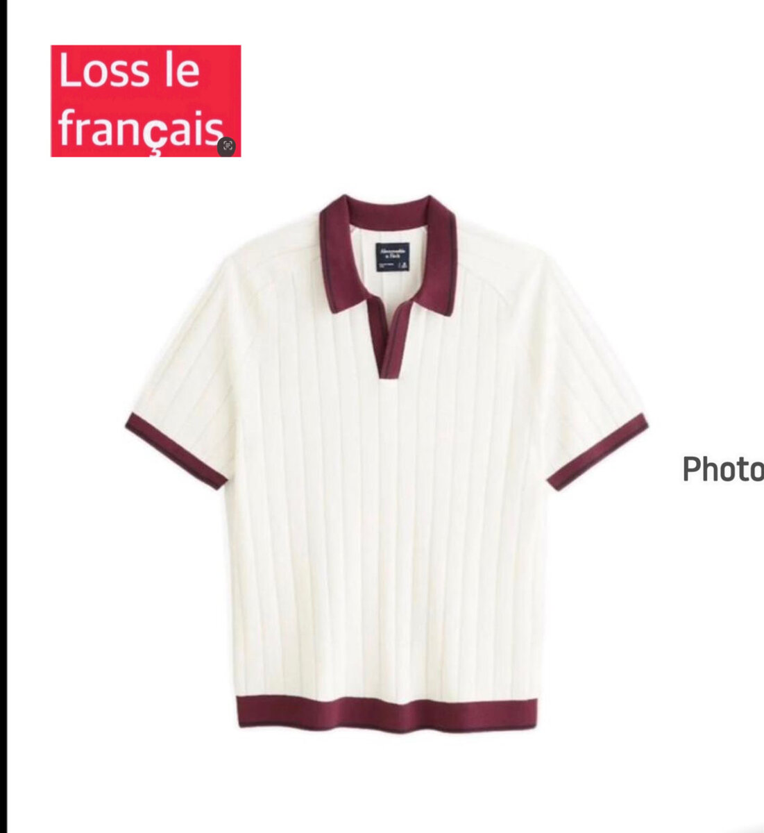 Polo en maille élégant