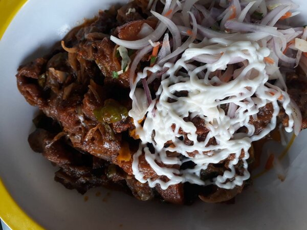 Délicieux plats de porc épicé