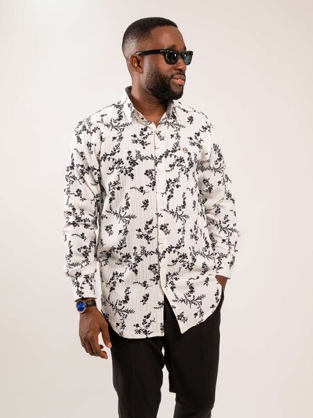 Mens Front Open Button Shirt