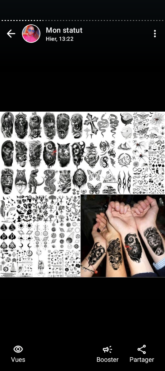 Tatouage éphémère