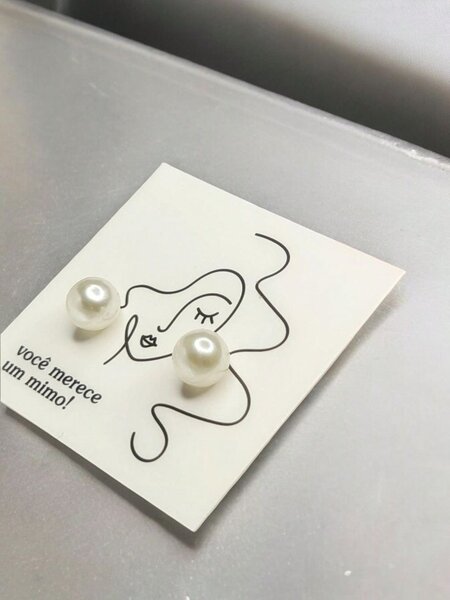 Boucles d'oreilles perles élégantes