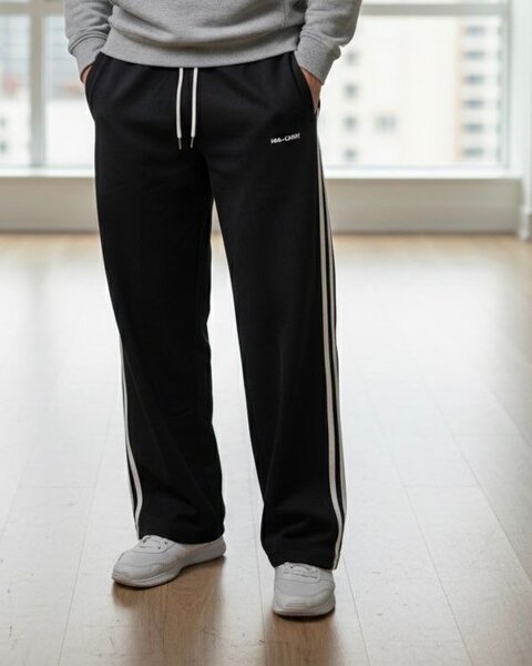 Pantalon de survêtement noir pour homme