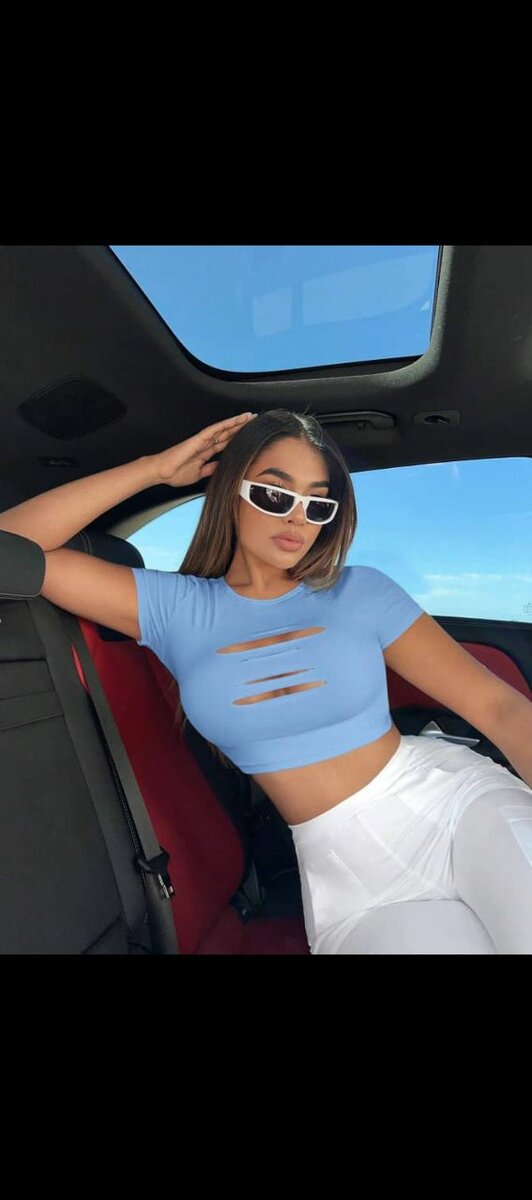 Top court en t-shirt stylé