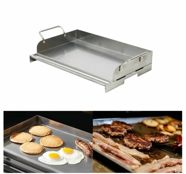 Plaque de cuisson en acier inoxydable