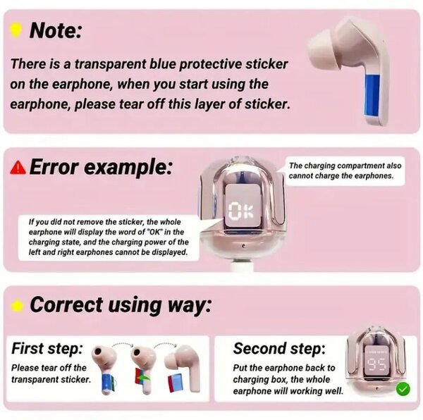 TWS Transparent Wireless Earbu