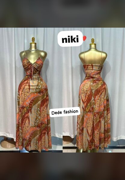 Robe Maxi Évasée Été Femme