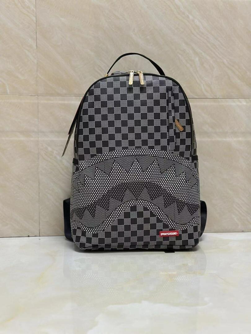 Sac à dos tendance damier